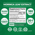 O suplemento de Moringa suporta pressão arterial